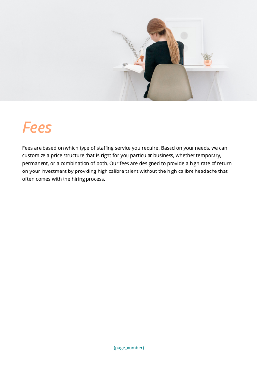 Staffing Proposal Template